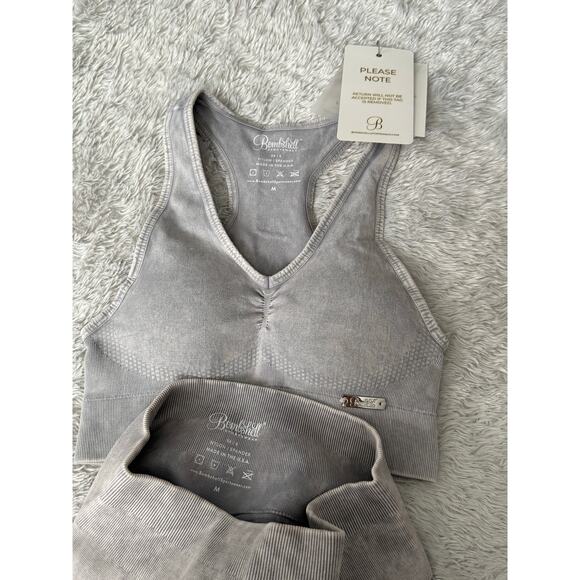 New Bombshell Mineral Seamless Leggings Women's Medium in Lunar Gray		SW223 - Picture 4 of 5